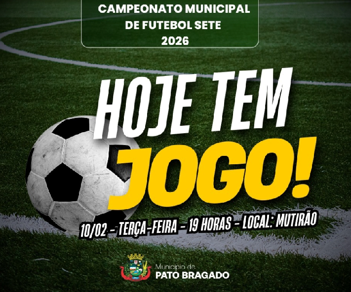 Campeonato Municipal de Futebol Sete começa nesta terça-feira em Pato Bragado