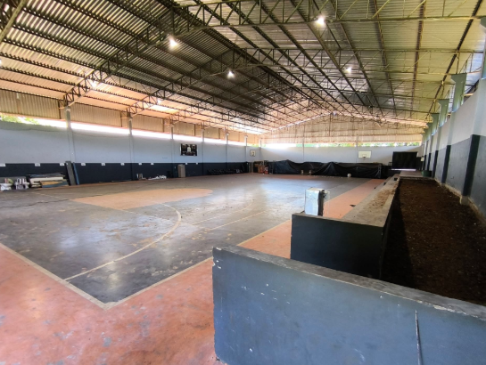 Ginásio do CAF passa por reformas