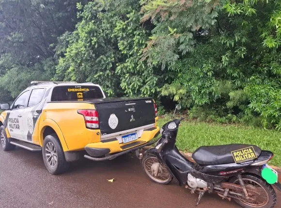 Moto furtada em Toledo é recuperada em Santa Helena