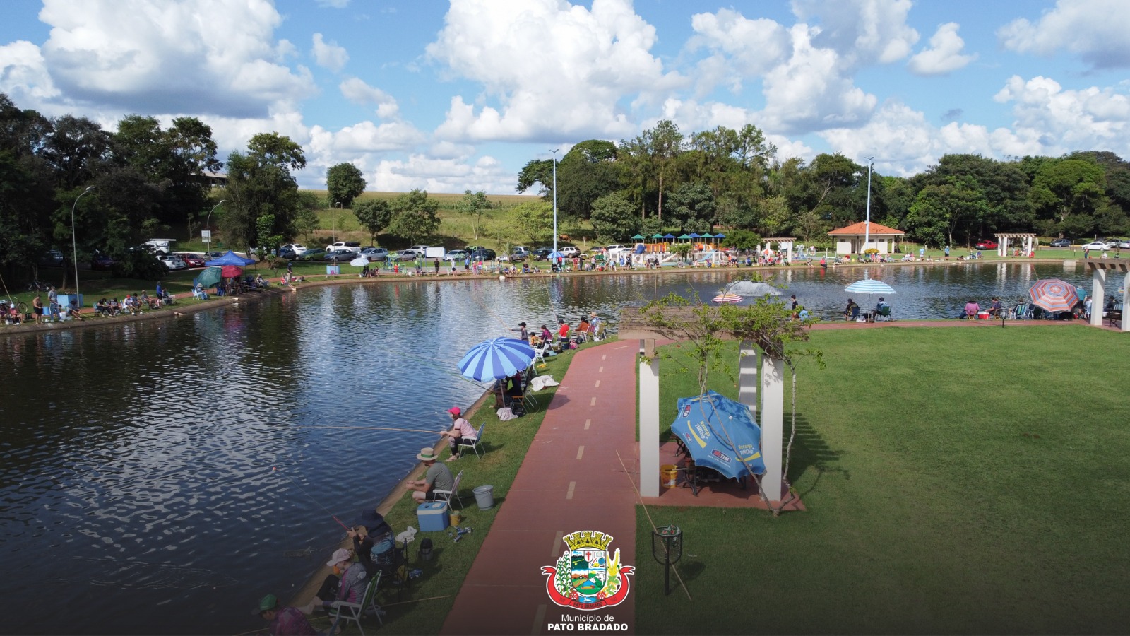 Pescaria no lago municipal de pato bragado é marcada por sucesso e solidariedade
