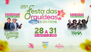 25ª Festa das Orquídeas e do Peixe supera expectativas e movimenta mais de 60 mil pessoas em Maripá