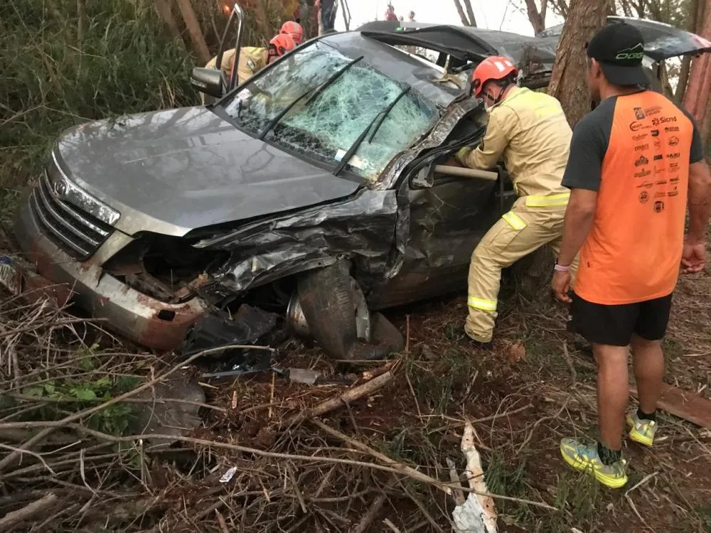Empresário rondonense se envolve em acidente entre Marechal Rondon e Curvado