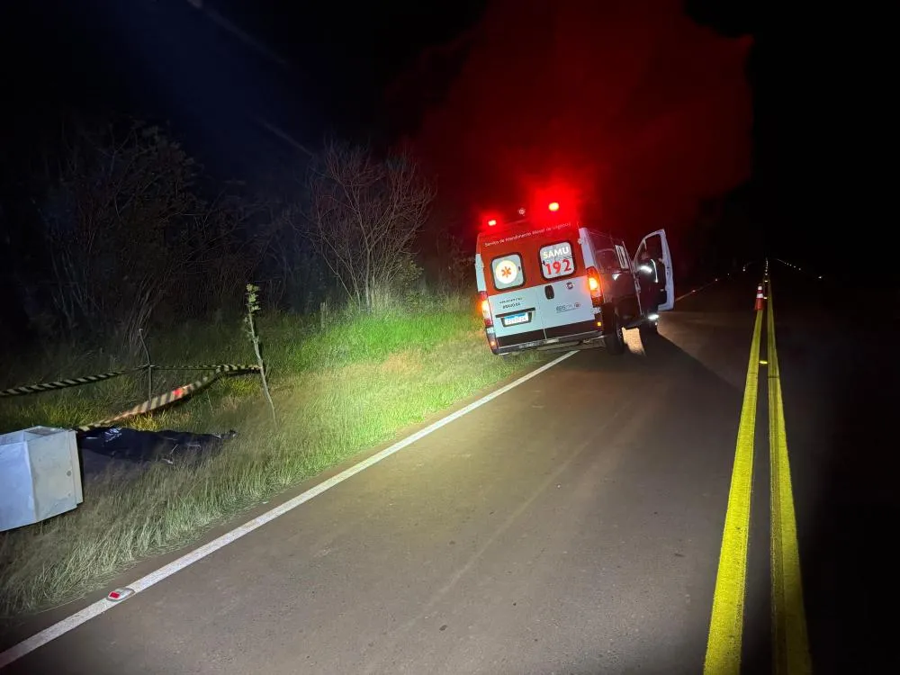 Homem morre atropelado