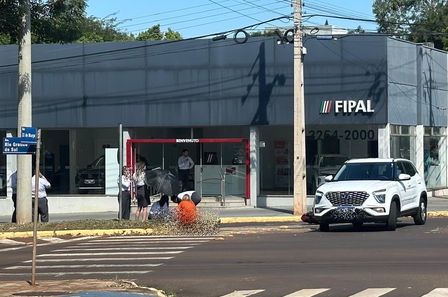 Acidente acaba de ser registrado na Av. Rio Grande do Sul