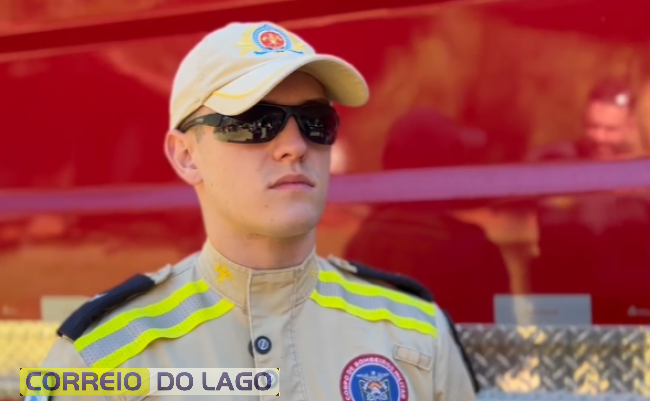 Aspirante a tenente Breno Mendonça fala sobre localização do corpo de jovem desaparecido no Lago de Itaipu em Santa Helena