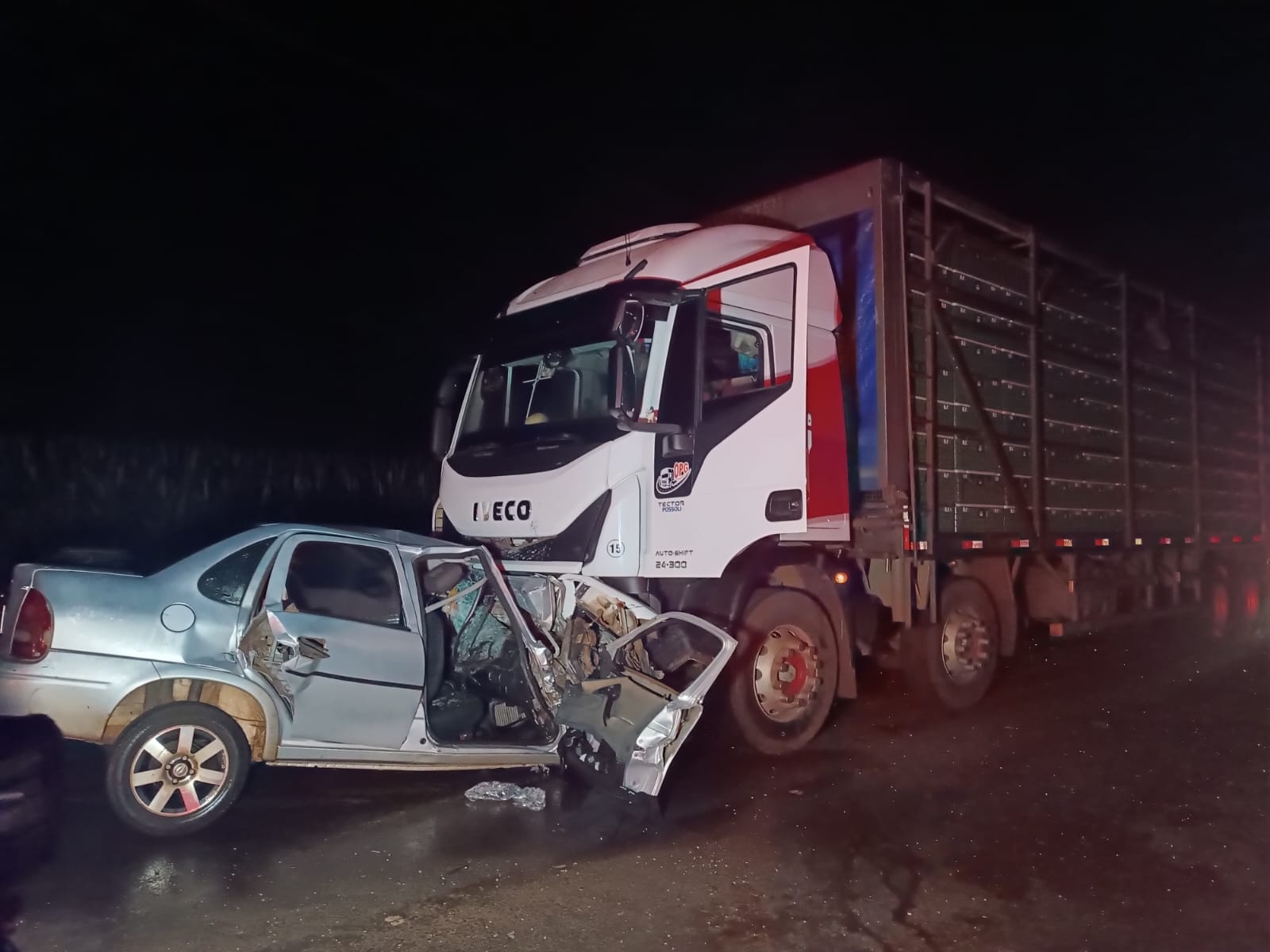 Morte em colisão frontal na PRC-467 em Marechal Cândido Rondon