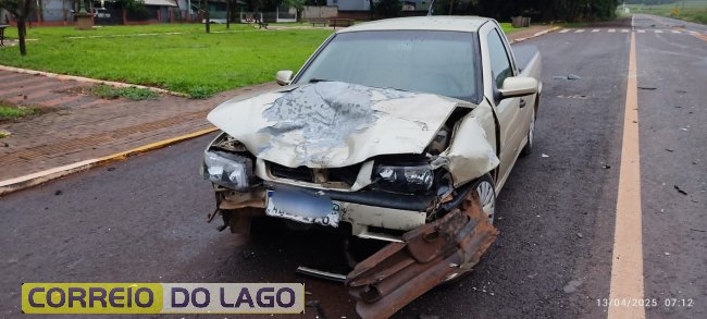 Homem é preso por embriaguez ao volante após causar acidente em distrito de Santa Helena