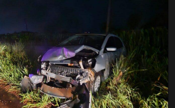 Acidente entre caminhão e carro é registrado na PR-182 entre Palotina e Toledo