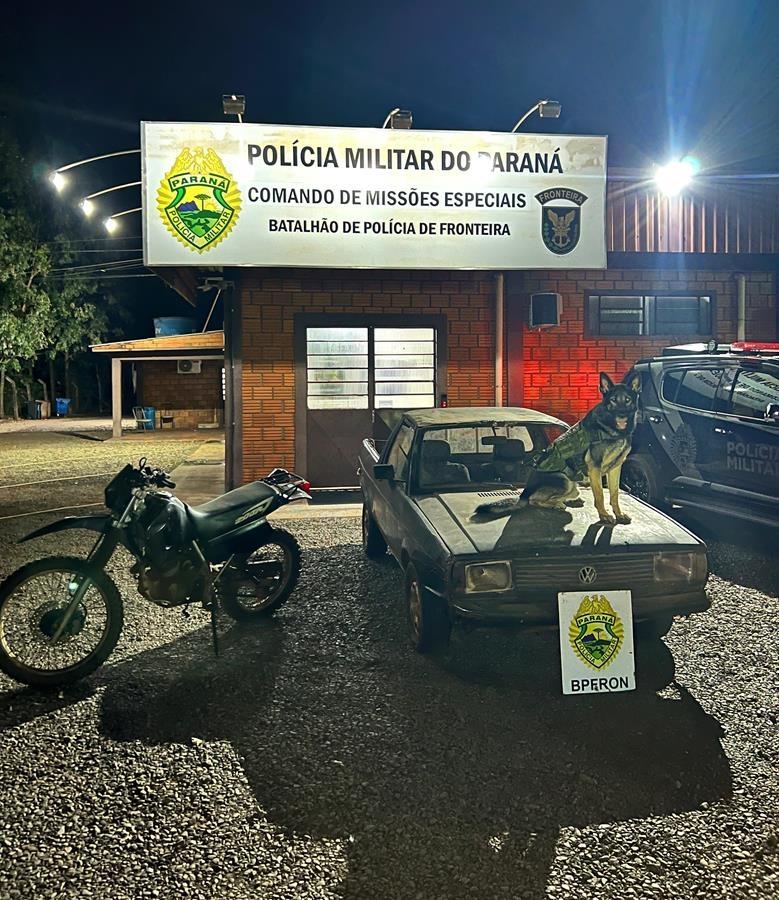 BPFron recupera veículo, motocicleta e objetos furtados em Marechal Rondon