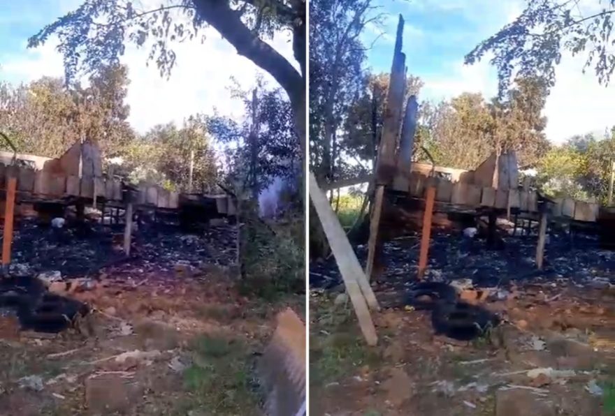 Por ciúmes, homem agride companheira e incendeia residência