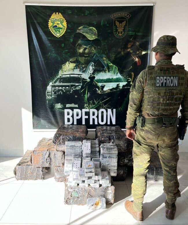 BPFron realiza uma das maiores apreensões de crack da história no Brasil