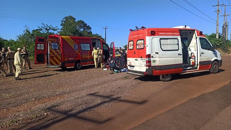 Jovem morre ao atravessar rodovia e ir ao ponto de ônibus na PR-317 em Toledo