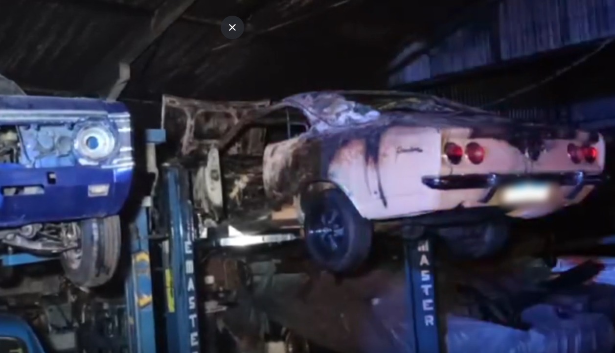 Incêndio destrói parte de barracão de reparos automotivos em Toledo