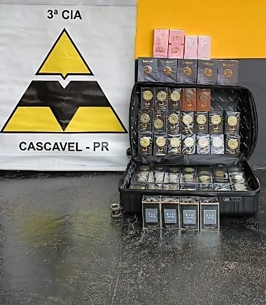 Policia Rodoviária apreende perfumes em Toledo e maconha em Umuarama