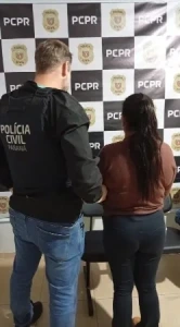 Mulher é presa pela Policia Civil de Mal. C. Rondon