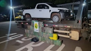 Em Toledo, policiais apreendem maconha e recuperam veiculo roubado