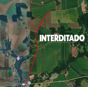 Trecho da estrada entre Curvado e Novo Horizonte será interditado para obras de asfaltamento
