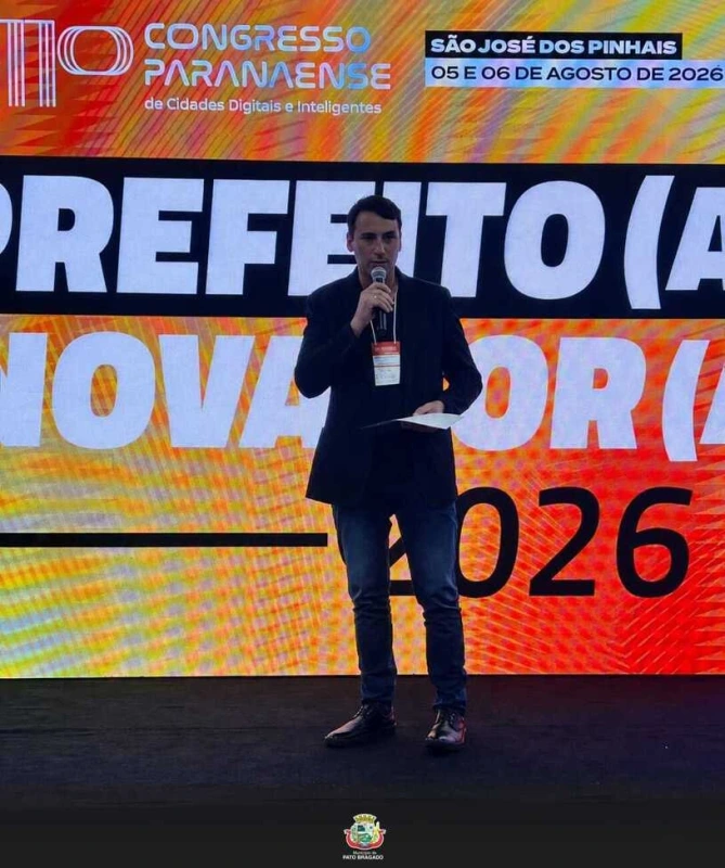 Prefeito John Nodari recebe Prêmio Prefeito Inovador 2026 por projeto de monitoramento inteligente