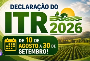Prazo para entrega da declaração do ITR 2026 começa nesta segunda-feira