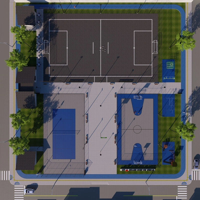 Entre Rios do Oeste prepara construção de nova praça esportiva multiuso