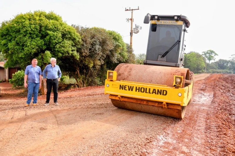 Readequação rural garante melhores condições de tráfego na Estrada Alto Santa Fé