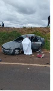 Homem morre em capotamento de veiculo em Francisco Alves