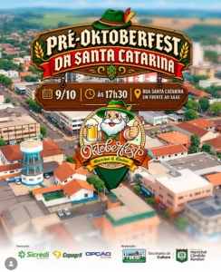 Pré-Oktoberfest movimenta a rua Santa Catarina nesta sexta-feira