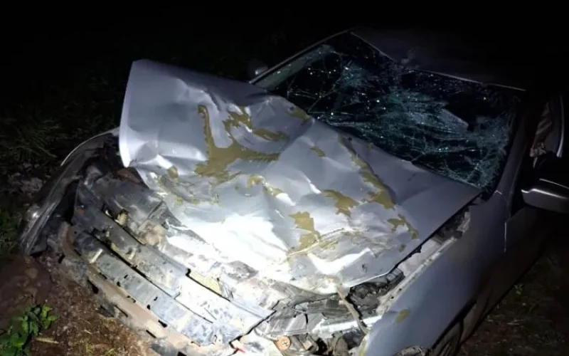 Jovem morre em acidente entre carro e moto em Marechal Rondon