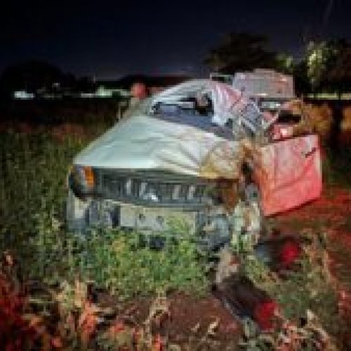 Capotamento na PR-239 deixa uma morte e três feridos entre Assis Chateaubriand e Tupãssi