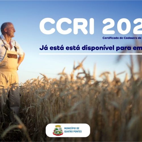 Cadastro de Imóvel Rural: CCIR 2025 já está disponível para emissão
