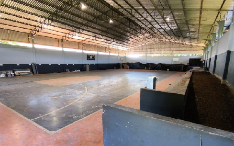 Ginásio do CAF passa por reformas