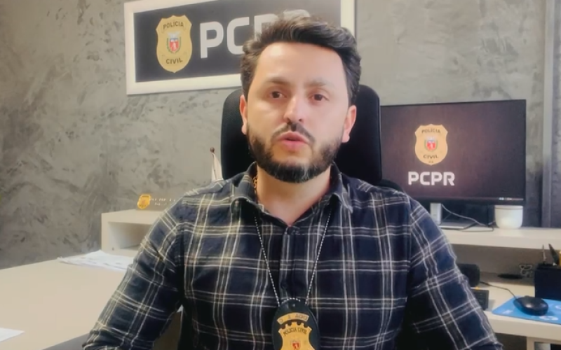 Polícia Civil de Toledo apreende suspeito de homicídio horas depois do crime. Fato foi registrado em São Pedro do Iguaçu