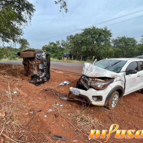 colisão frontal na rodovia Marechal a Margarida resulta no saldo de duas pessoas com ferimentos
