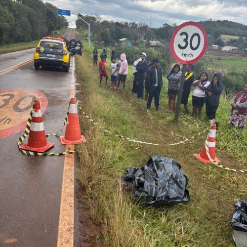 Atropelamento com vítima fatal é registrado na PR-473