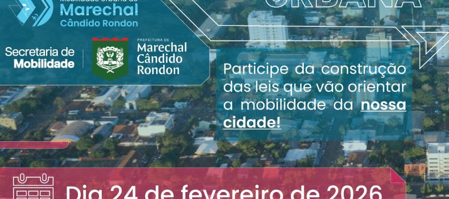 1ª Conferência Municipal da Mobilidade Urbana acontece no dia 24 de fevereiro