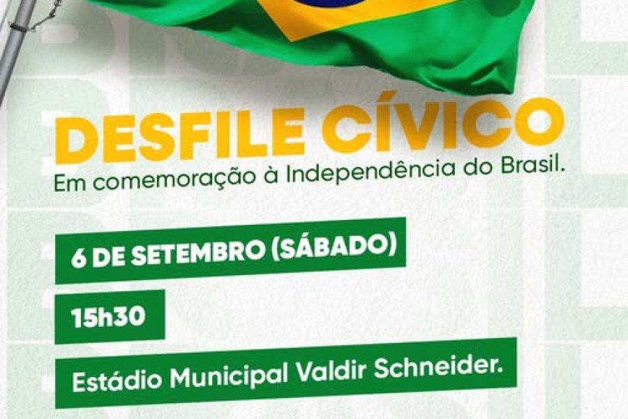 Desfile Cívico acontece neste sábado em Marechal Cândido Rondon