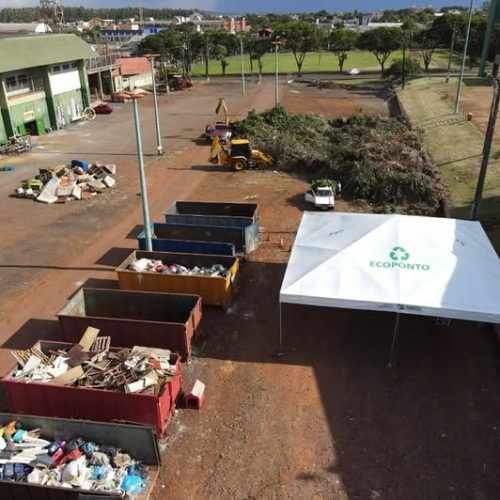 Ecoponto estará aberto nesta sexta e sábado