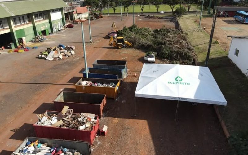 Ecoponto estará aberto nesta sexta e sábado