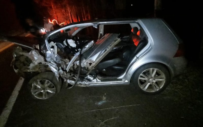 Colisão frontal deixa dois feridos na PR-317 em Toledo