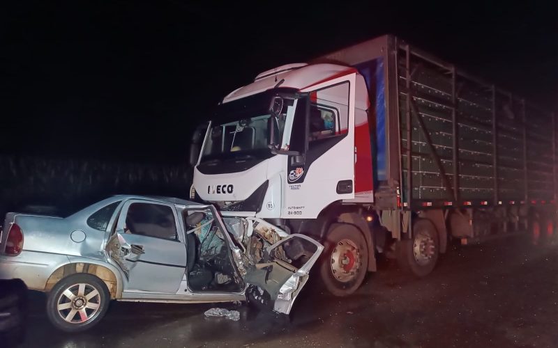 Morte em colisão frontal na PRC-467 em Marechal Cândido Rondon