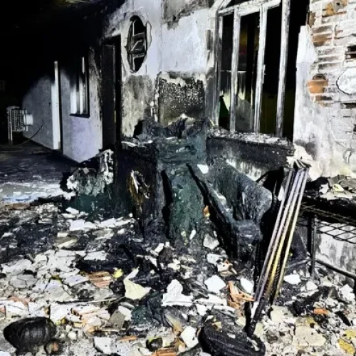 Incêndio na casa paroquial de Ouro Verde do Oeste