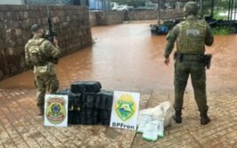 Federal e BPFron apreendem maconha e agrotóxicos