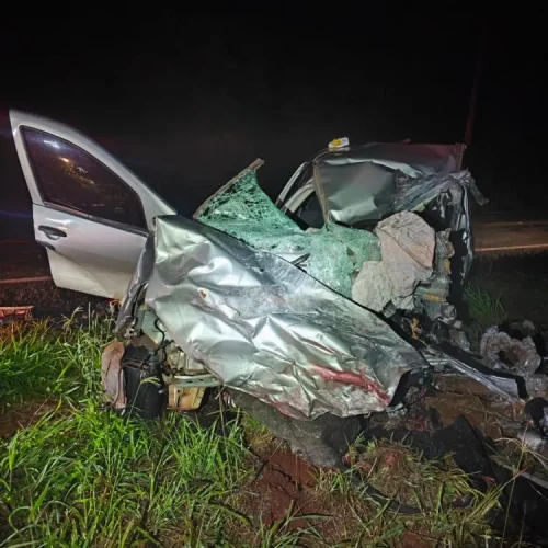 Acidente faz vitima fatal entre Vila Nova e Toledo