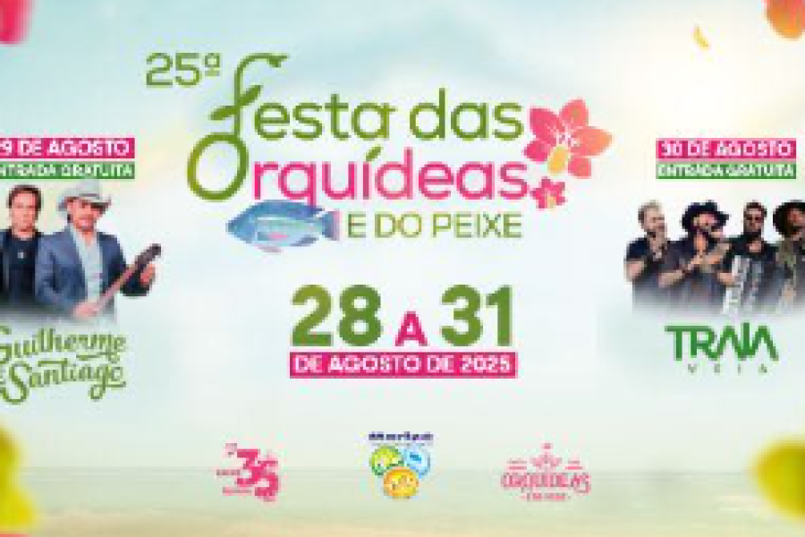 25ª Festa das Orquídeas e do Peixe supera expectativas e movimenta mais de 60 mil pessoas em Maripá
