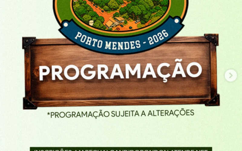 Parque de lazer e turismo de Porto Mendes está sendo preparado para o Acampamento Pais e Filhos 2026