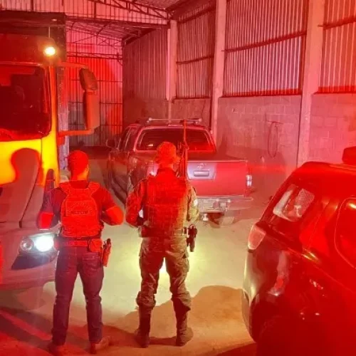 Federal e BPFron estouram depósito de ilícitos na zona rural