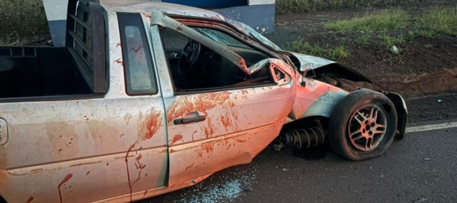 Homem é esfaqueado e suspeito provoca acidente enquanto vitima era levada para hospital