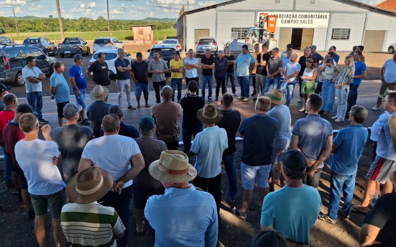 Prefeitura entrega oficialmente obras de asfaltamento na Linha Campos Sales