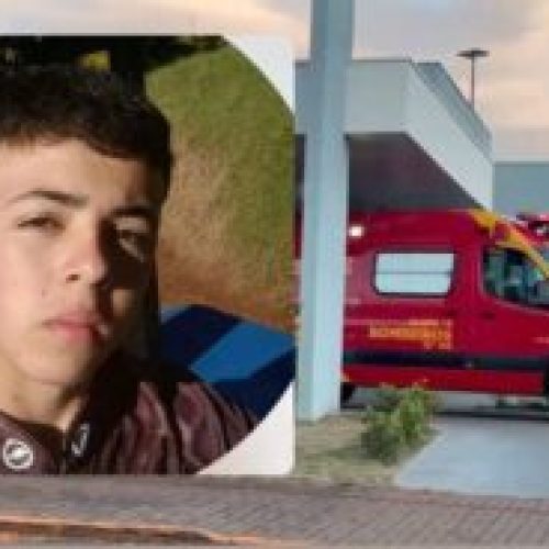 Adolescente morre após trator cair em lagoa de contenção