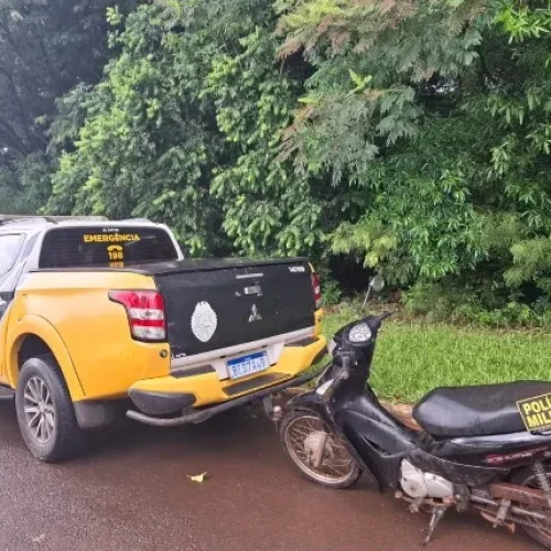 Moto furtada em Toledo é recuperada em Santa Helena